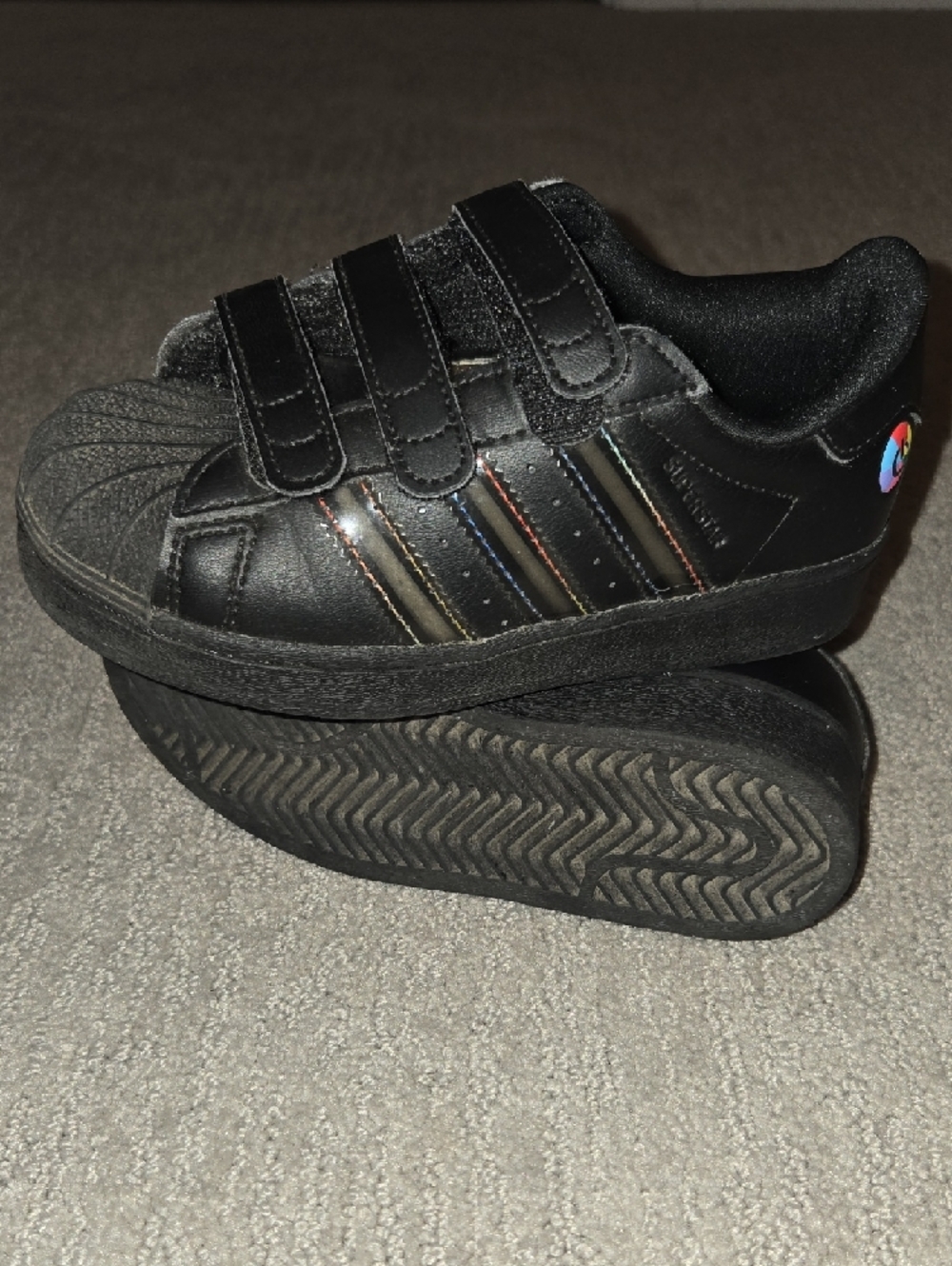 ADIDAS Superstar LED Lights - Kids 12 - Picture 6 of 7